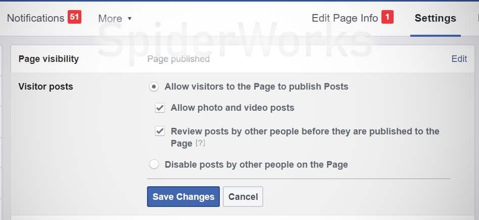 Photo Comments On This Page Are Not Allowed How To Solve The Facebook Error